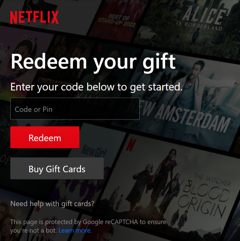 Netflix redeem page-Watch-TV-Shows-Online-Watch-Movies-Online