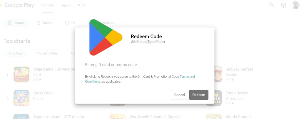 Spend your Amazon gift card on Android Apps on Google Play