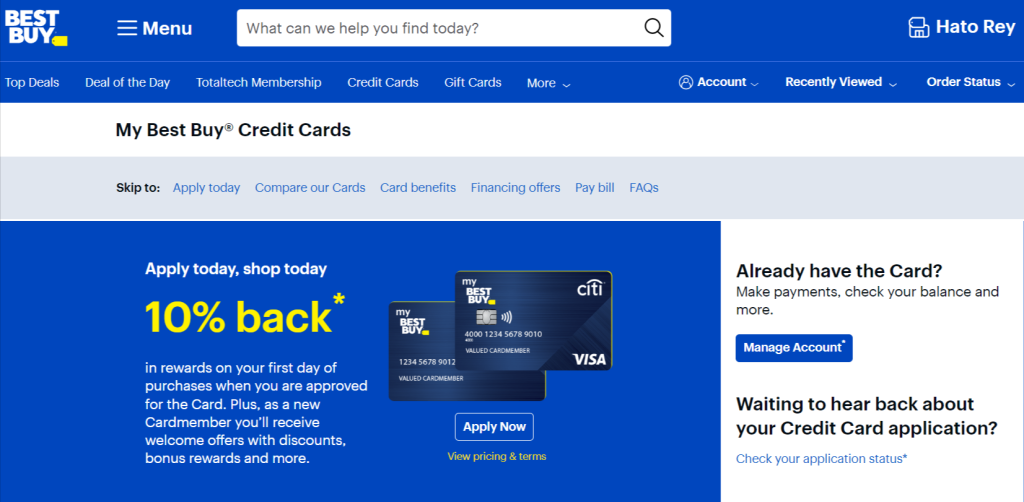 Best Buy Credit Cards for Online Shopping