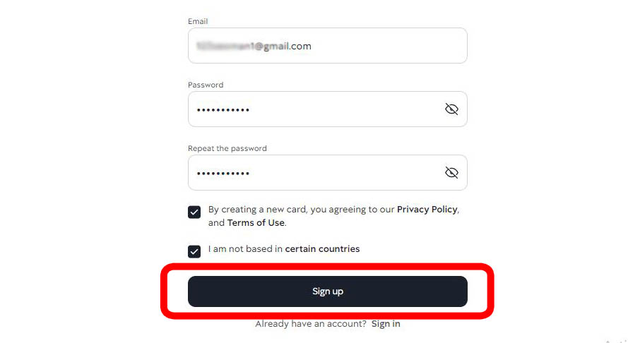 Email sign-up options for PST.NET