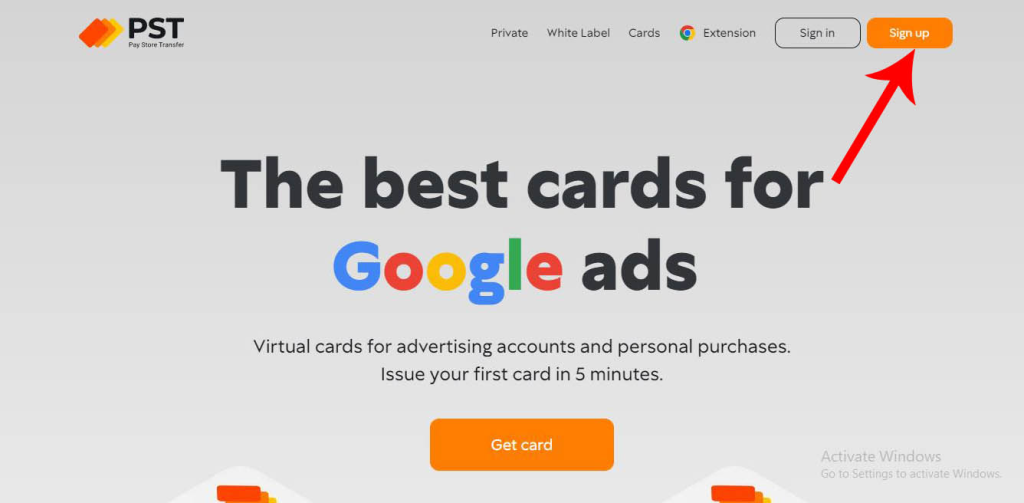 pst virtual cards