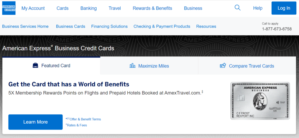 American Express Business Credit Cards