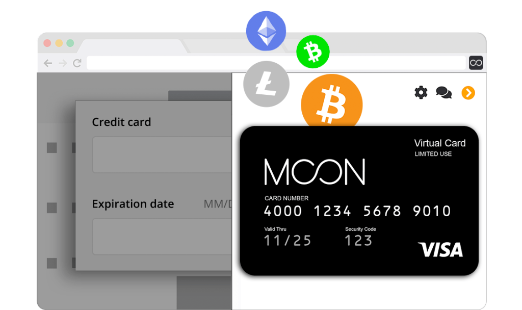 Pay With Moon | Prepaid Crypto Alternative